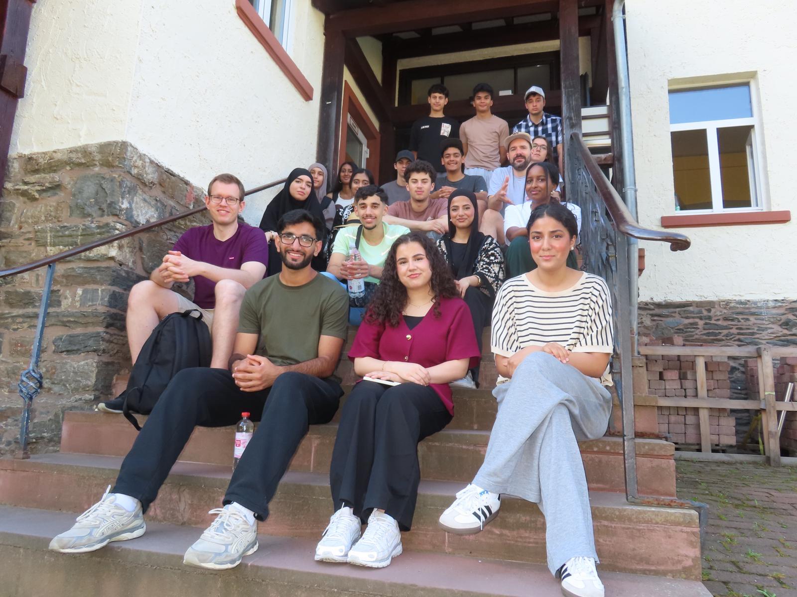 Gruppenfoto beim basa-Aufenthalt in Neu-Anspach